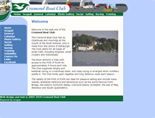 Tablet Screenshot of cramondboatclub.org.uk